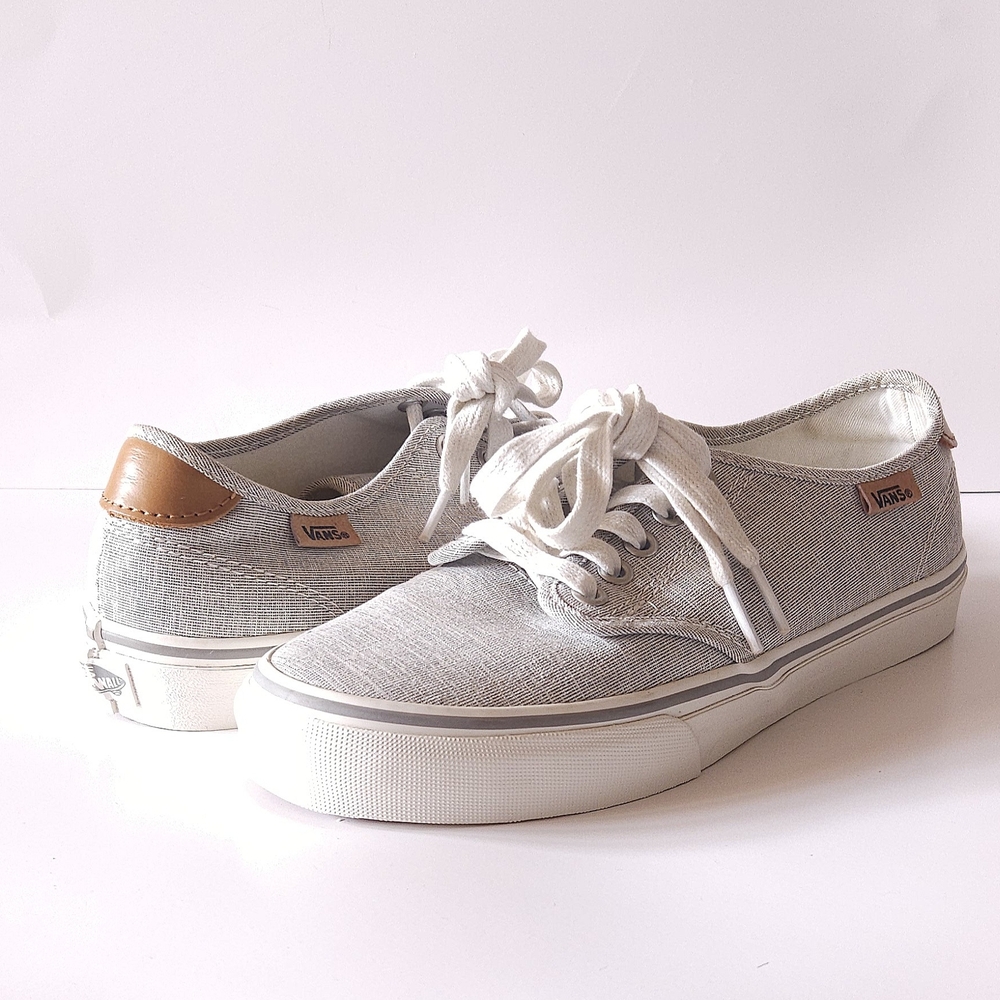 Vans Gray Canvas Sneakers